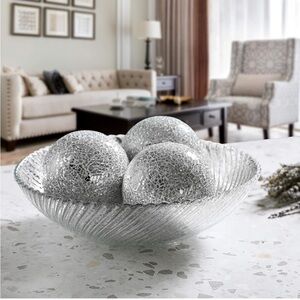 Antique Glass Decorative Bowl